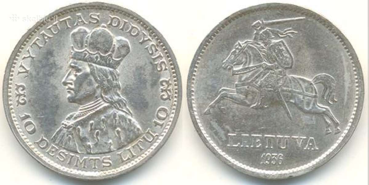Perku Lietuvos tarpukario 10 litu su Vytautu
