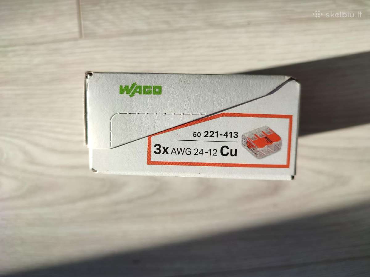 Universali 3 laidu jungtis Wago - nuotraukos Nr. 5
