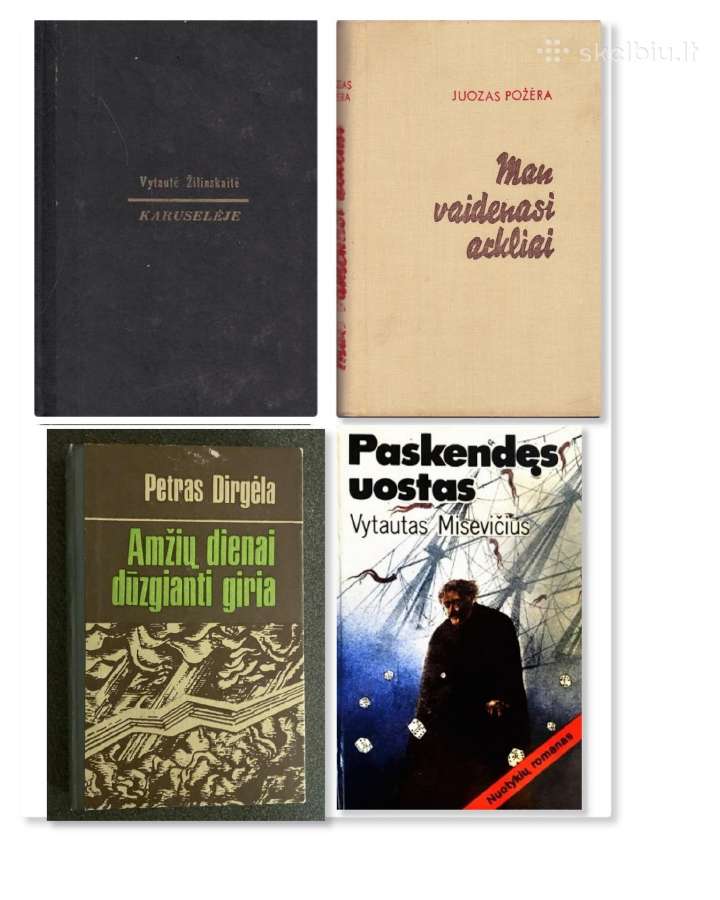 Lietuvių klasikų rašytojų knygos Požėra Žilinskait