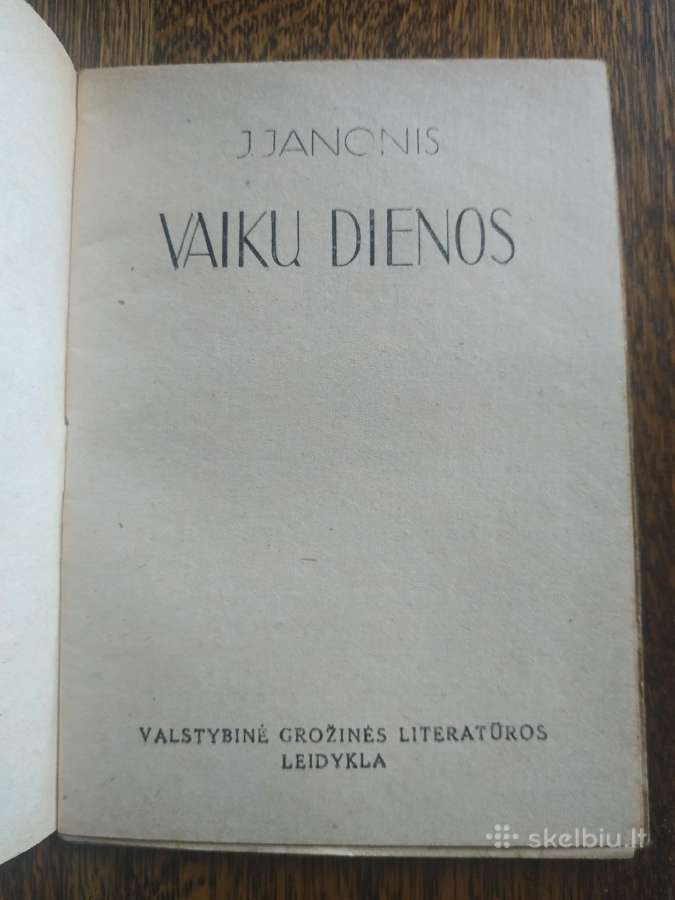 1946 m.j.janonio knyga - nuotraukos Nr. 2