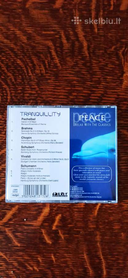 Parduodu CD"peace Relax With The Classics - nuotraukos Nr. 2