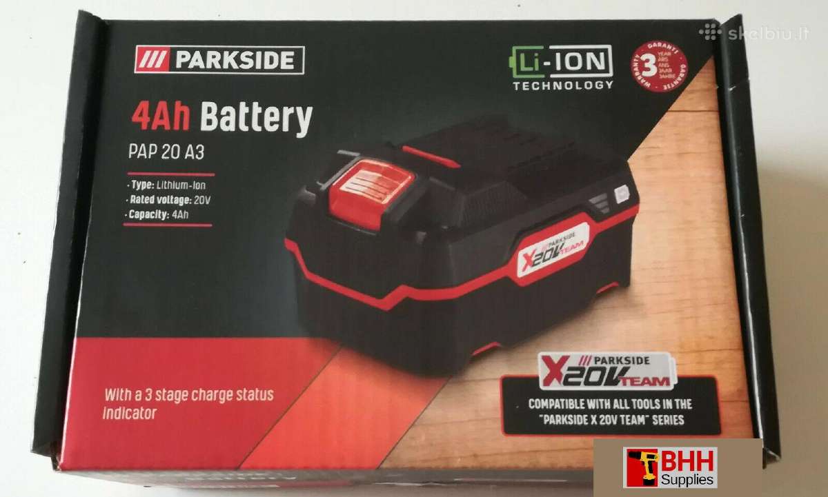 Pakrovėjas Parkside Plg 20 C3 (20 V. - 4,5 A) - nuotraukos Nr. 12