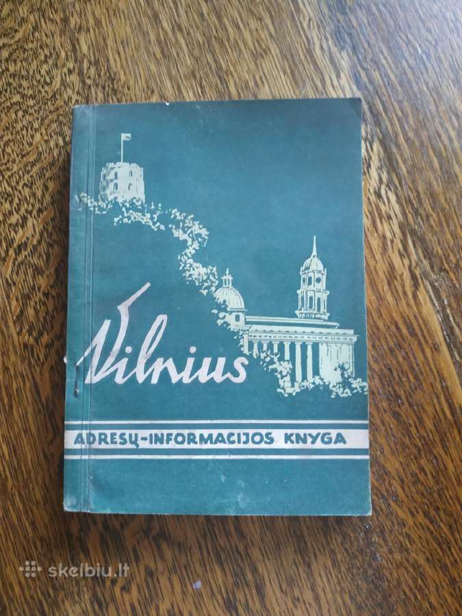 1957 m.vilniaus adresų-informacijos knyga