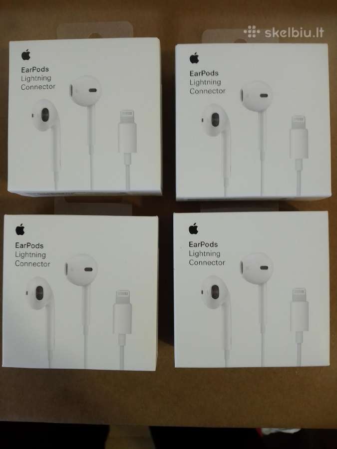 Apple earpods ausinės su lightning online jungtimi