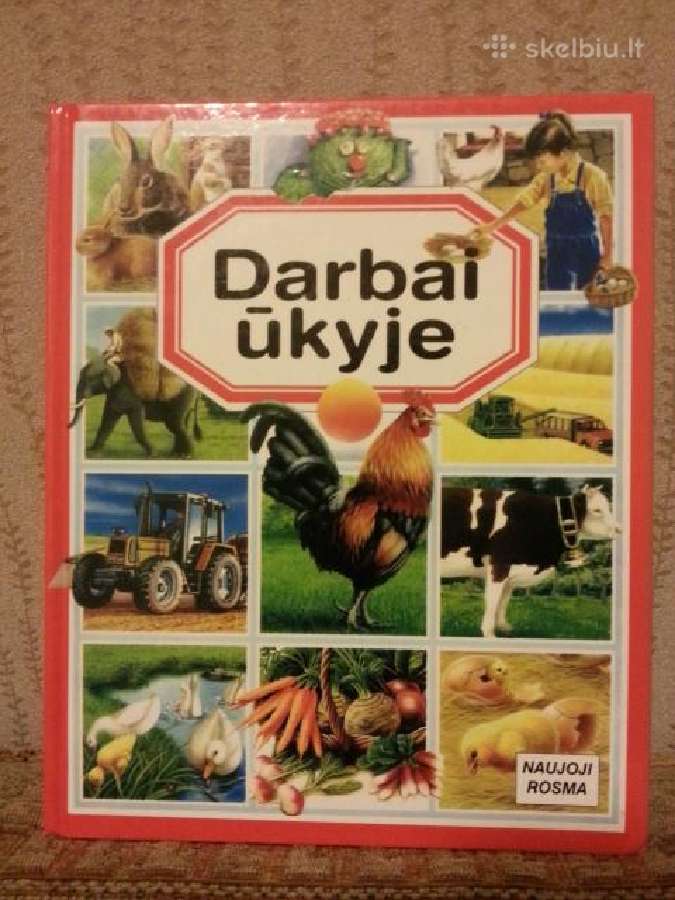 Knyga vaikams "Darbai ūkyje"
