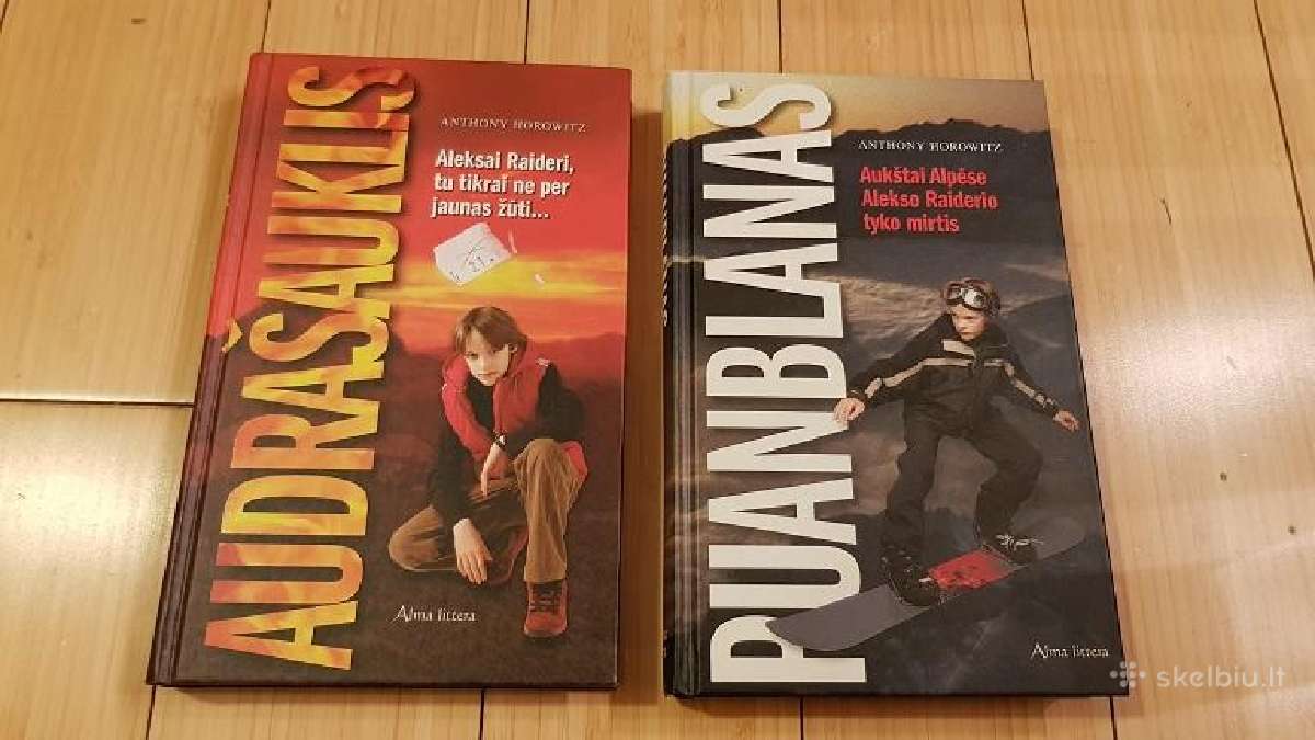 Dvi knygos "audrašauklis"+"puanblanas"