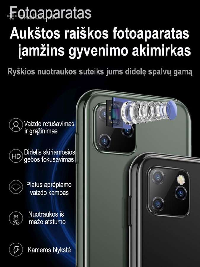 Išmanusis mini telefonas Soyes Xs11 - nuotraukos Nr. 14