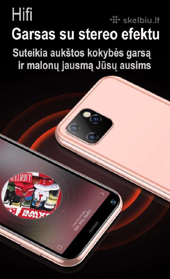 Išmanusis mini telefonas Soyes Xs11 - nuotraukos Nr. 16