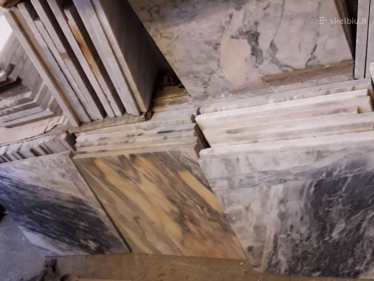 Granito, marmuro plytelės, atraižos - nuotraukos Nr. 10