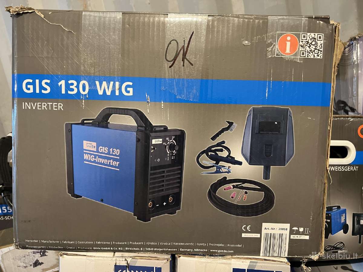 Inverterinis suvirinimo Gis 130 Wig