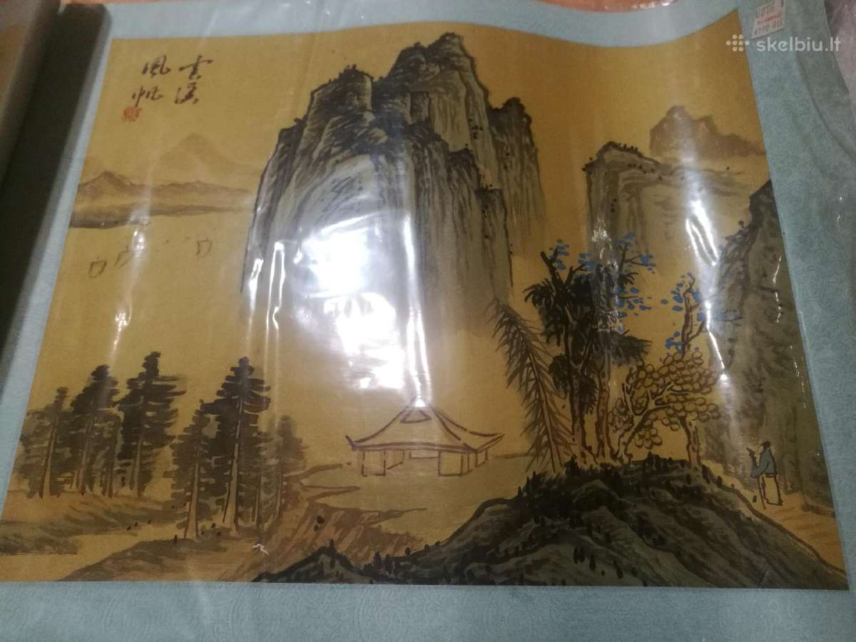 3 Japoniški ''woodblock prints'' paveiksliukai - nuotraukos Nr. 9