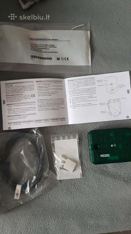 Vbus/usb adapteris Deltasol valdikliams - nuotraukos Nr. 3