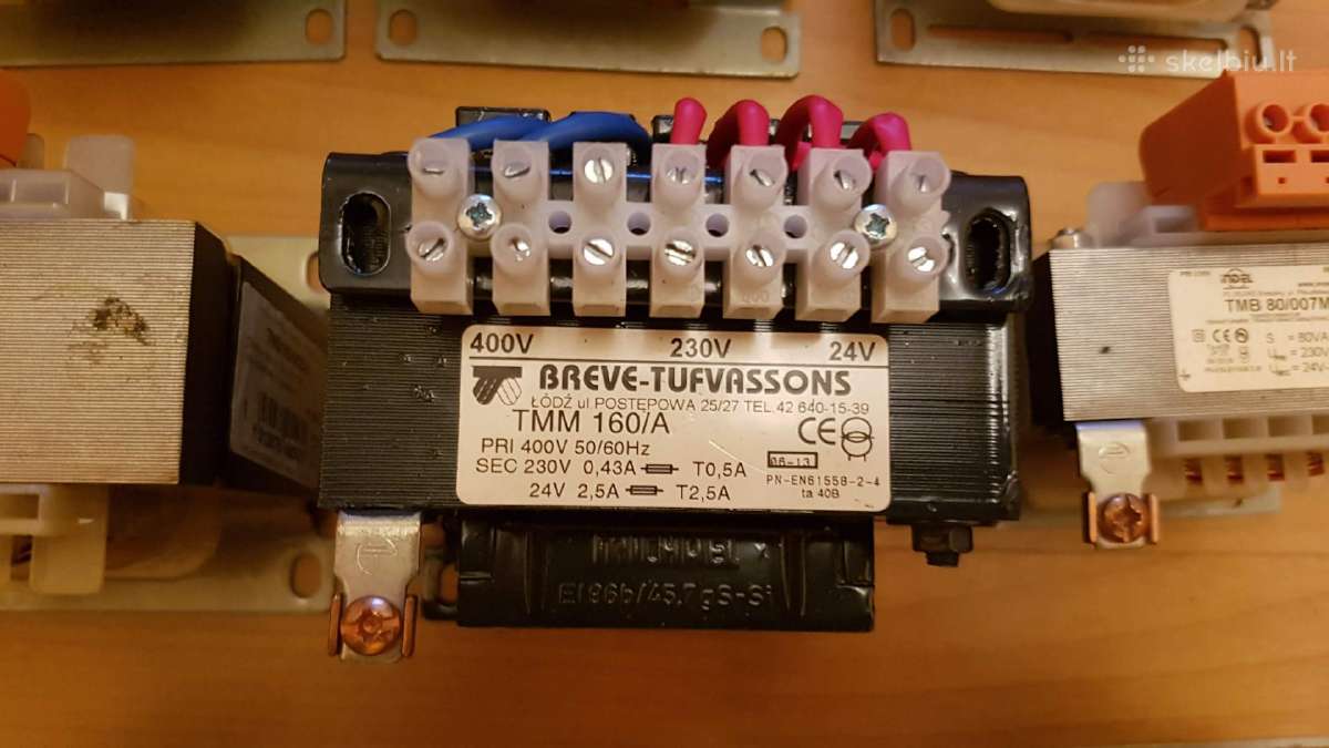Transformatoriai 160va, 80va - nuotraukos Nr. 3