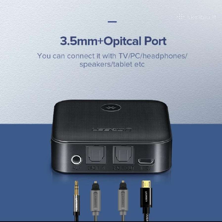 Bluetooth 5.0 adapteris (aptx HD) - nuotraukos Nr. 5