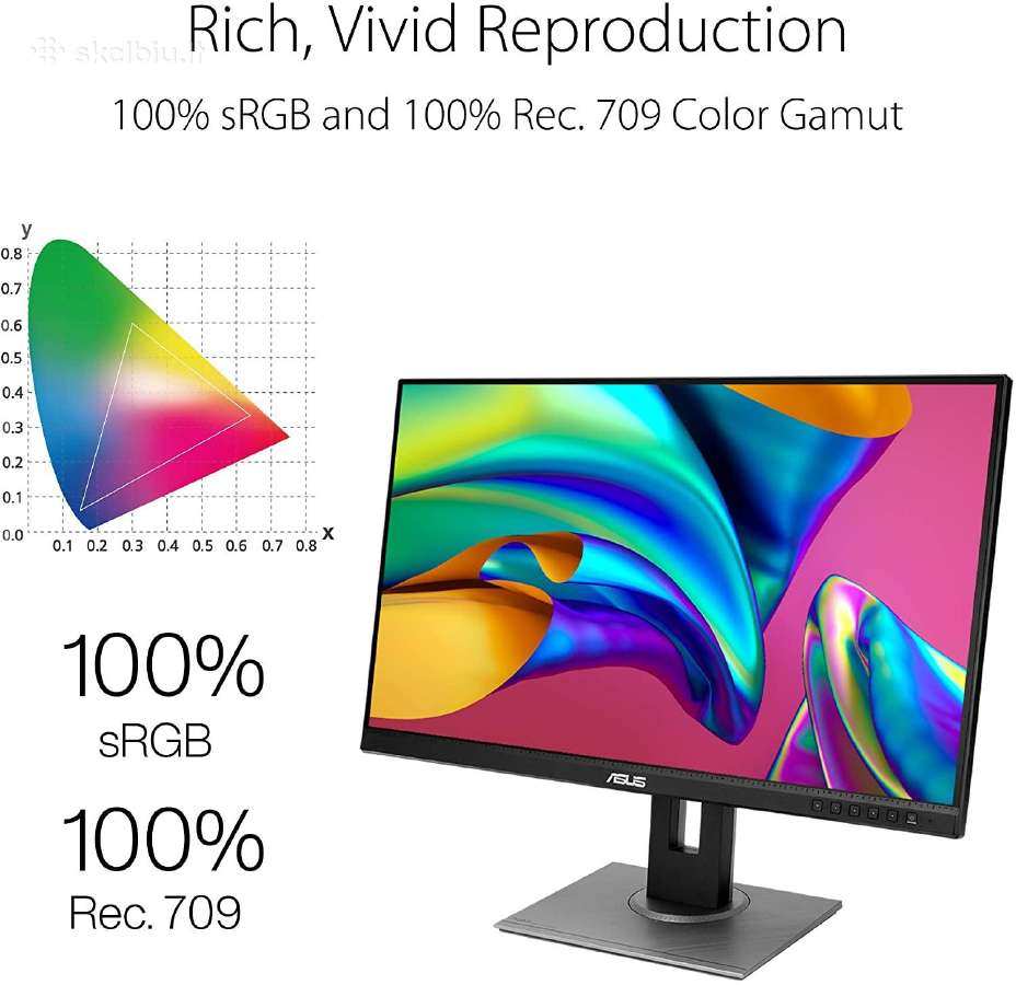 Darbinis monitorius Asus Proart Pa278qv 27"