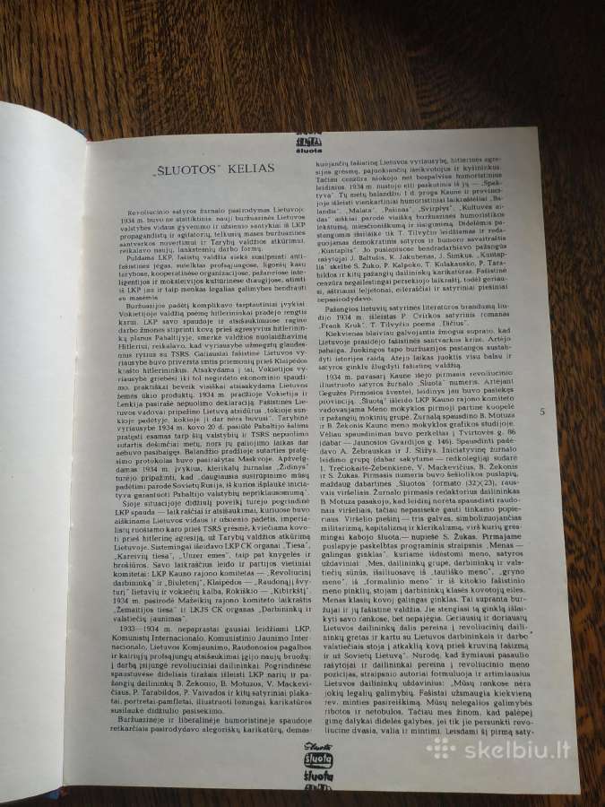 1984 m. Išleista knyga apie žurnalą "Šluota" - nuotraukos Nr. 3