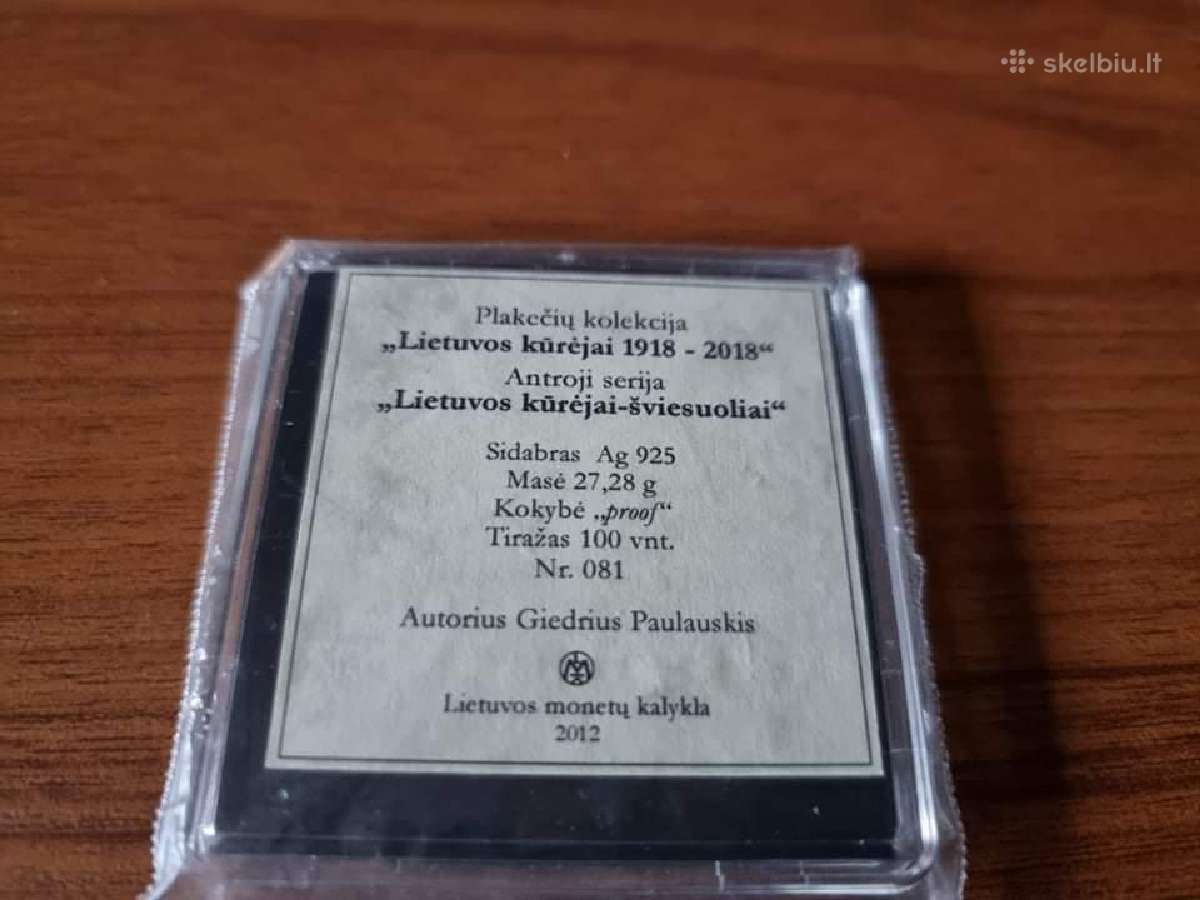 Plaketės. Lietuvos nepriklausomybės veikėjai - nuotraukos Nr. 2