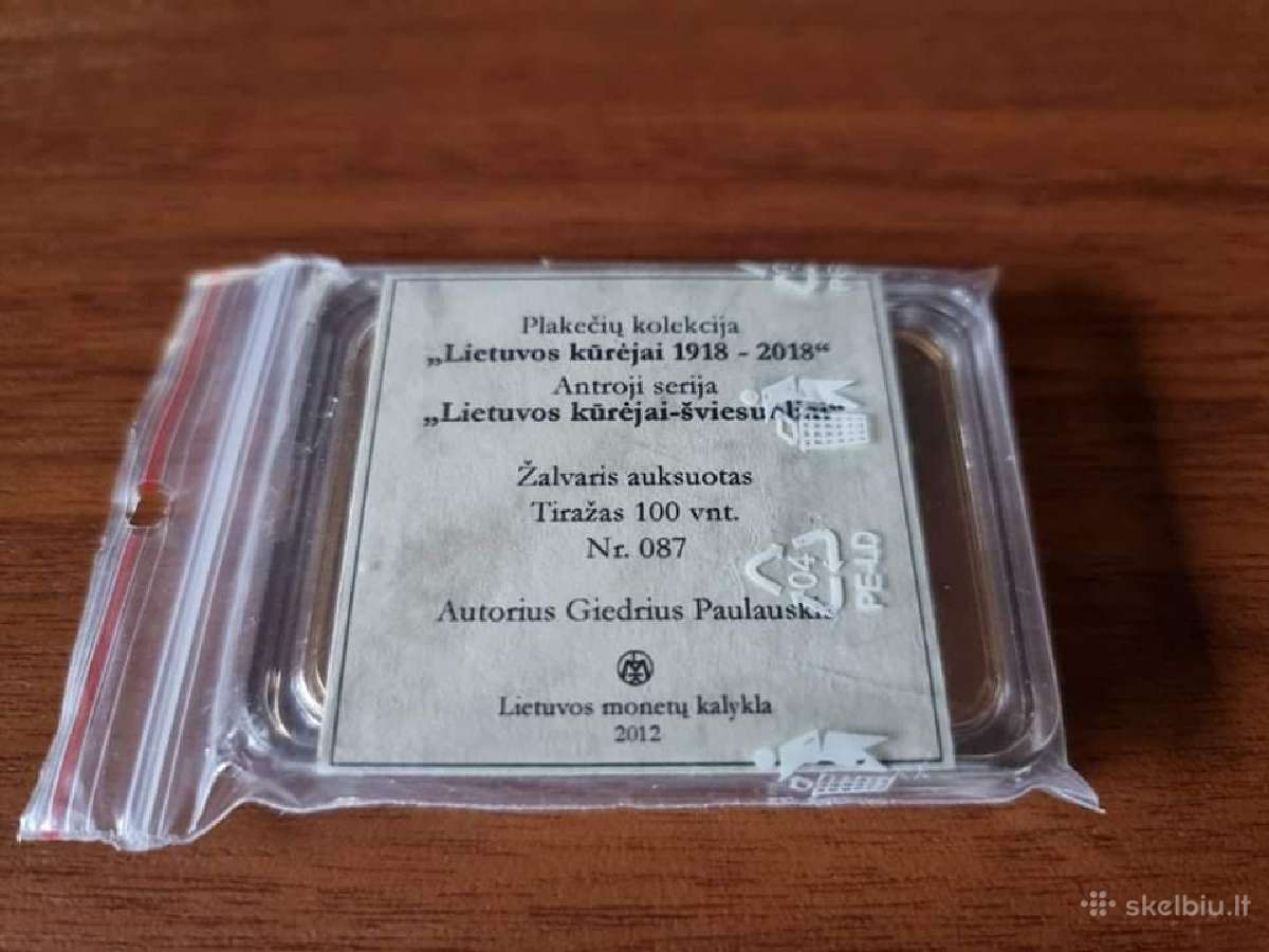 Plaketės. Lietuvos nepriklausomybės veikėjai - nuotraukos Nr. 8