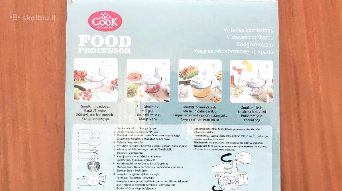 Virtuvės kombainas Naujas - nuotraukos Nr. 4