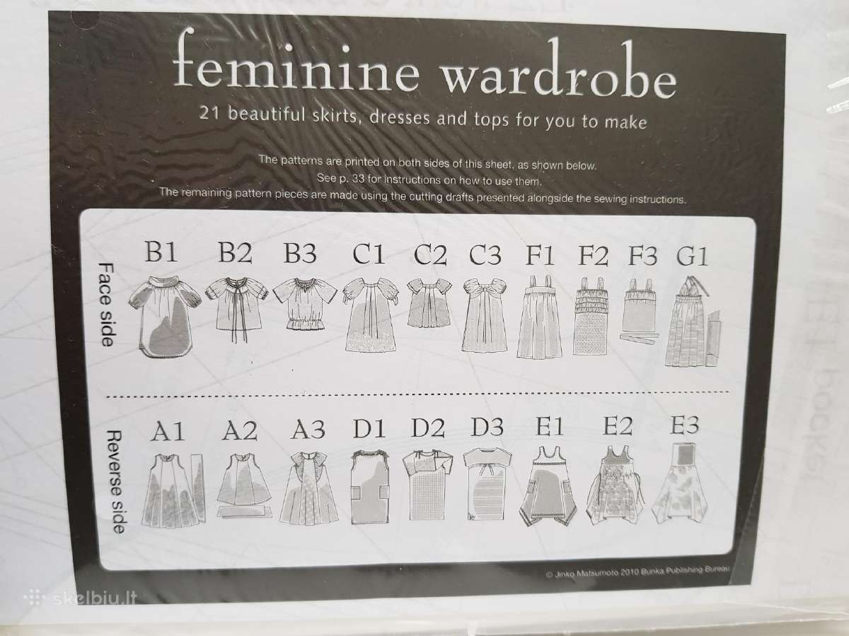 Japoniškos mados knyga "Feminine wardrobe" - nuotraukos Nr. 4