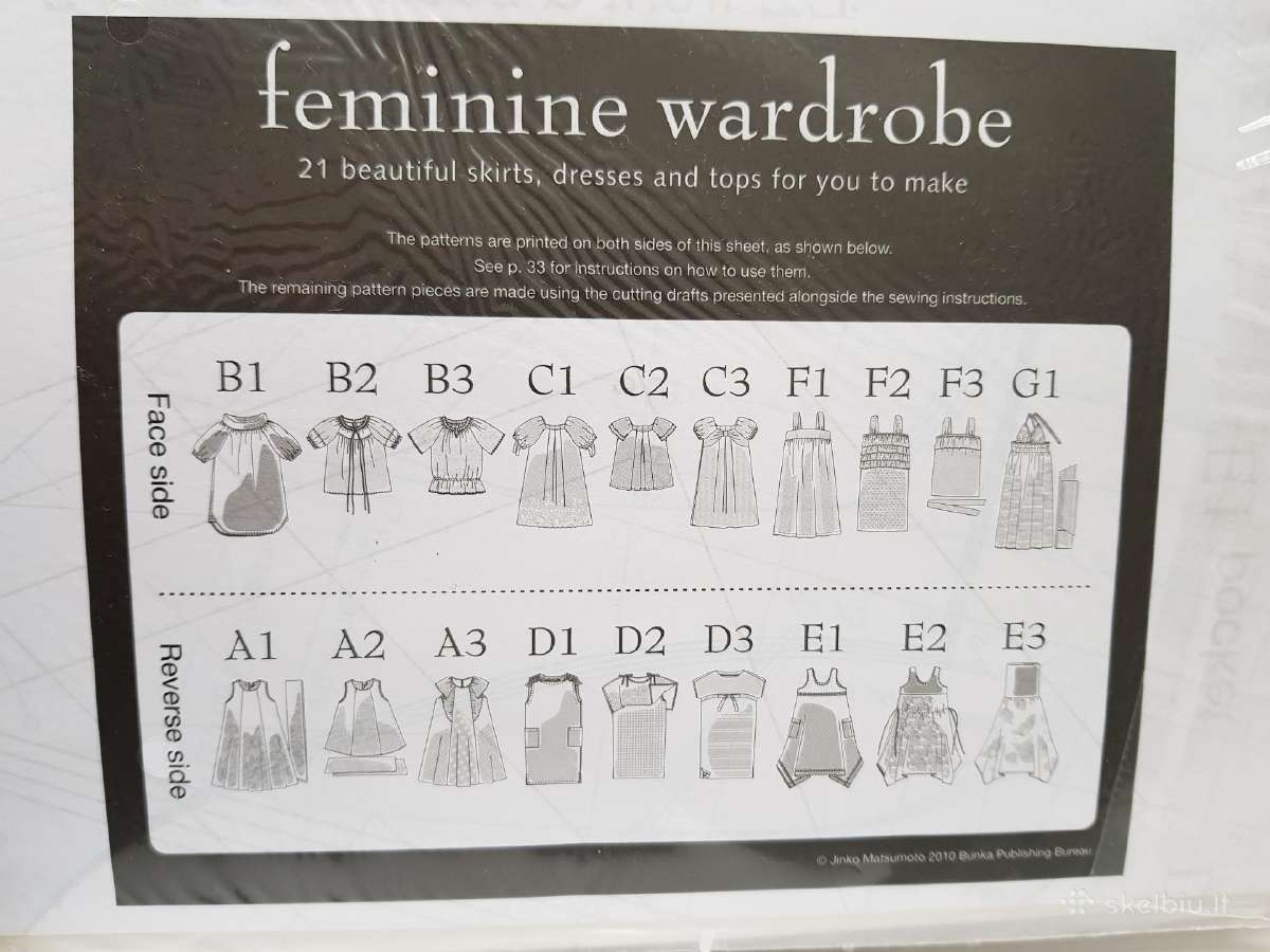 Japoniškos mados knyga "Feminine wardrobe" - nuotraukos Nr. 5