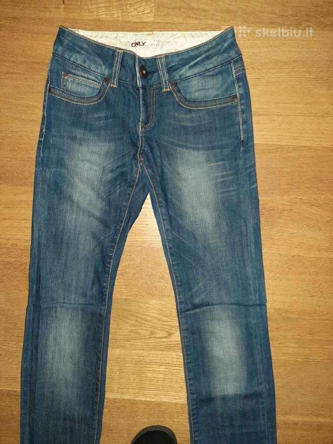 Mėlyni džinsai 34 dydis Only firmos - nuotraukos Nr. 3