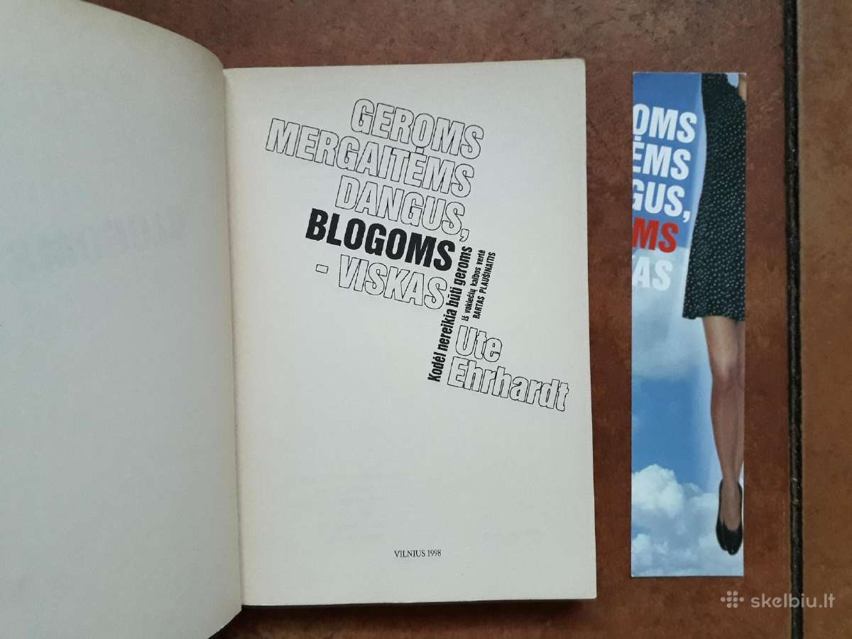 Ute Ehrhard "Geroms mergaitėms dangus, blogoms -v - nuotraukos Nr. 2