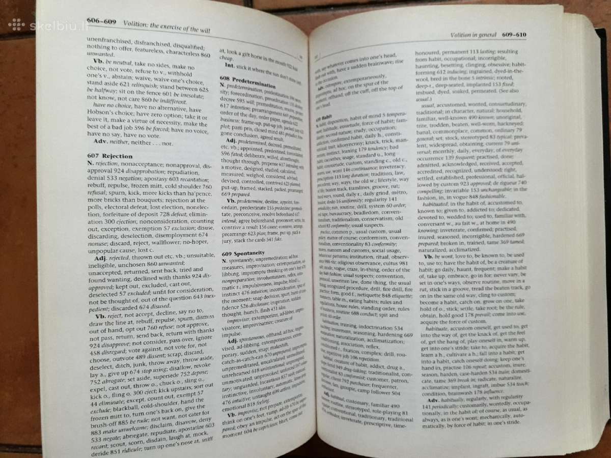 George Davidson " Roget's thesaurus" - nuotraukos Nr. 7