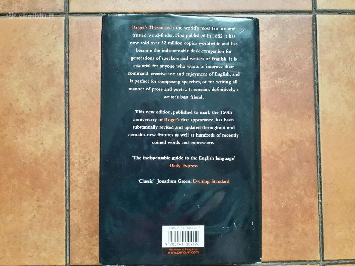 George Davidson " Roget's thesaurus" - nuotraukos Nr. 9