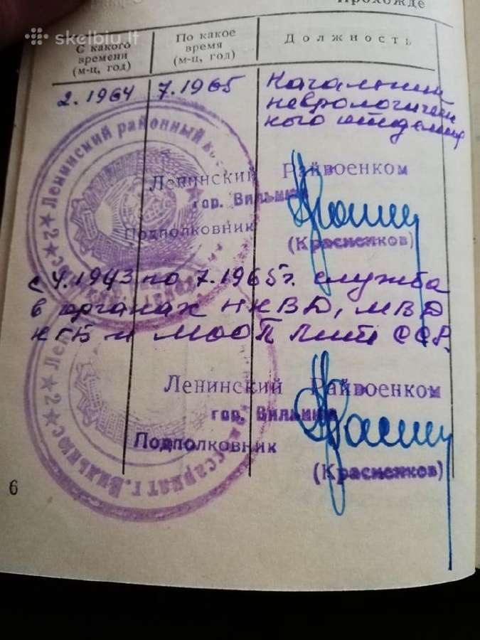 Nkvd.dokumentai nuotraukos. - nuotraukos Nr. 2