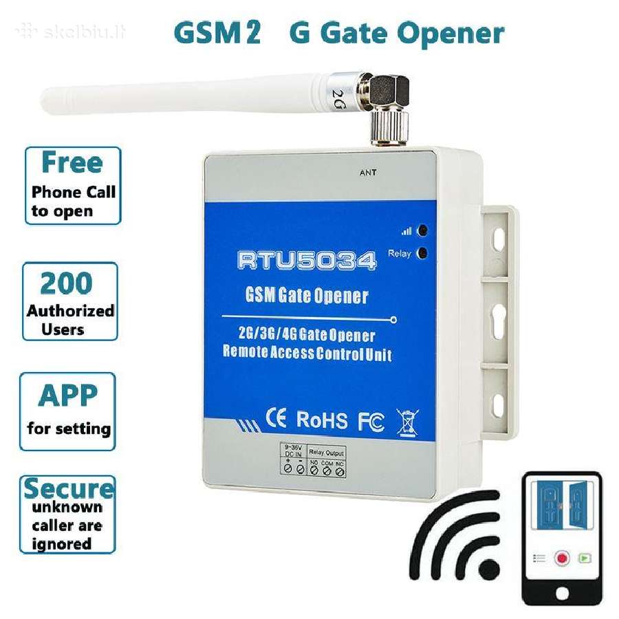 Rtu5034 Gsm valdymo modulis (nuotolinis valdiklis) - nuotraukos Nr. 13