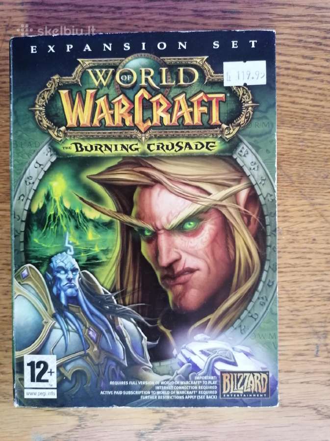 Originalus žaidimas Warcraft Burning Crusaider
