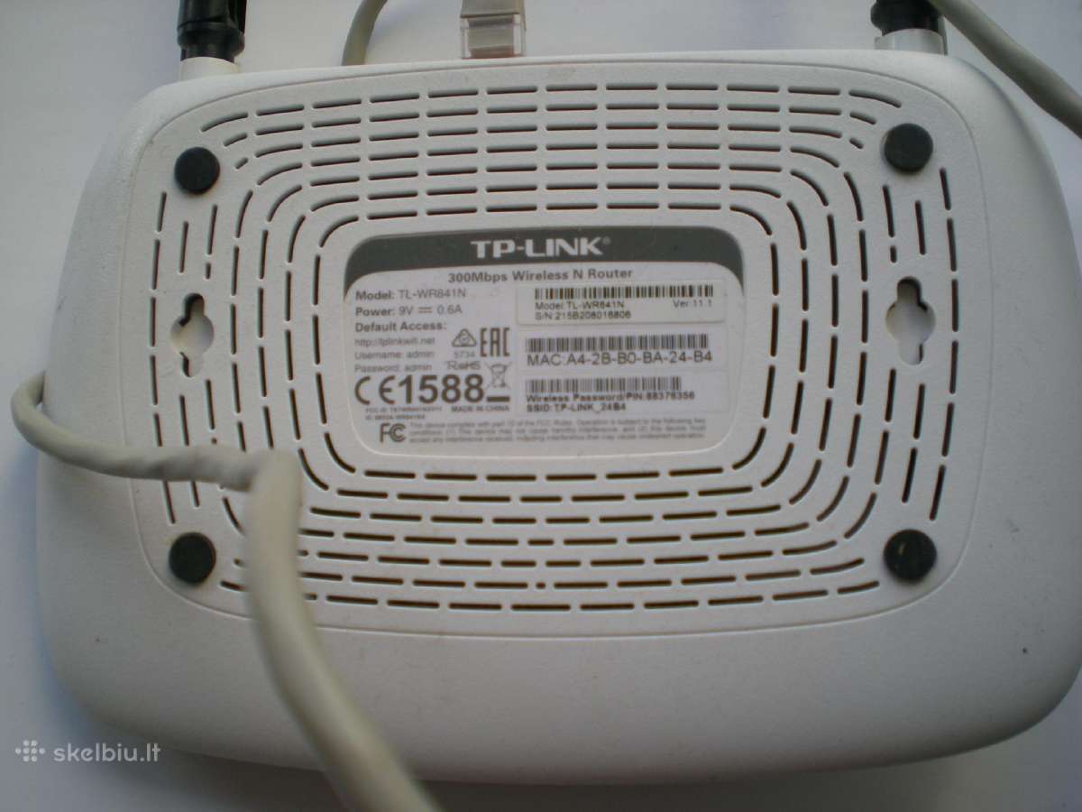 Tp - Link Tl-wr 841 N - nuotraukos Nr. 3