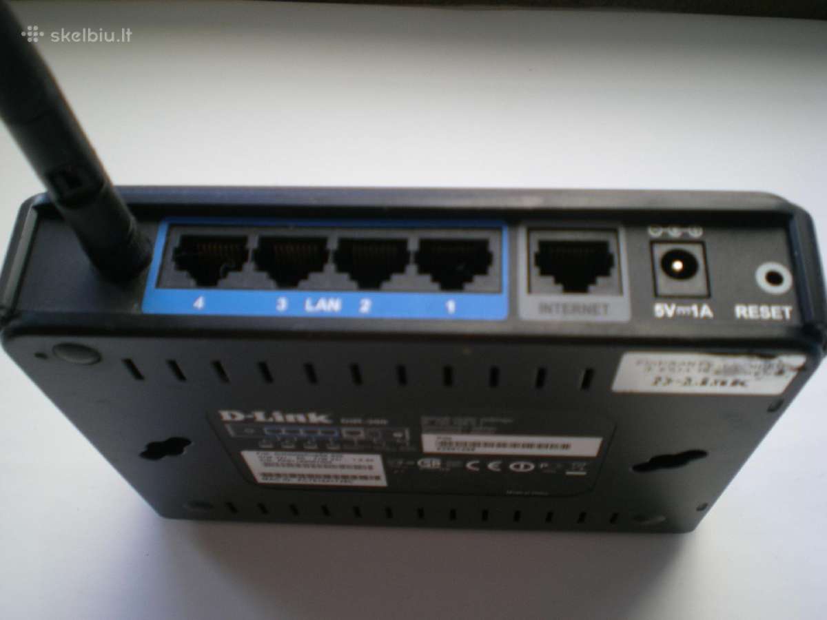 D-link Adsl Router Dir 360 - nuotraukos Nr. 2