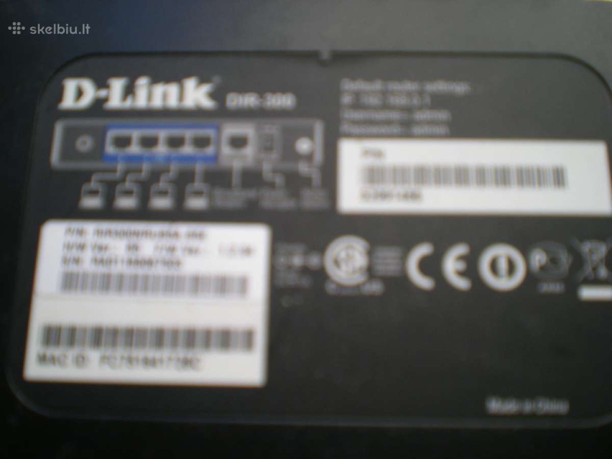 D-link Adsl Router Dir 360 - nuotraukos Nr. 5