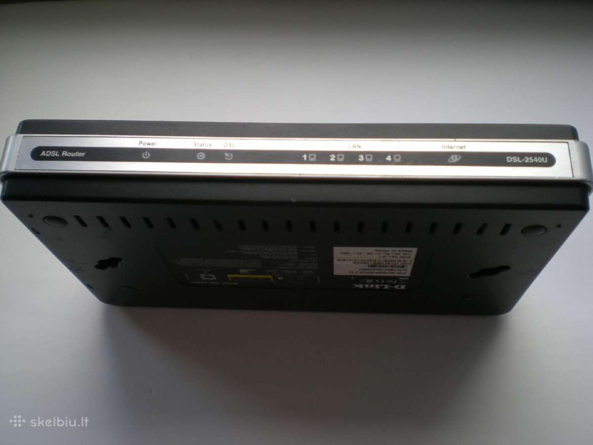 Marsrutizatorius Adsl Router Dsl -254 Ou - nuotraukos Nr. 3