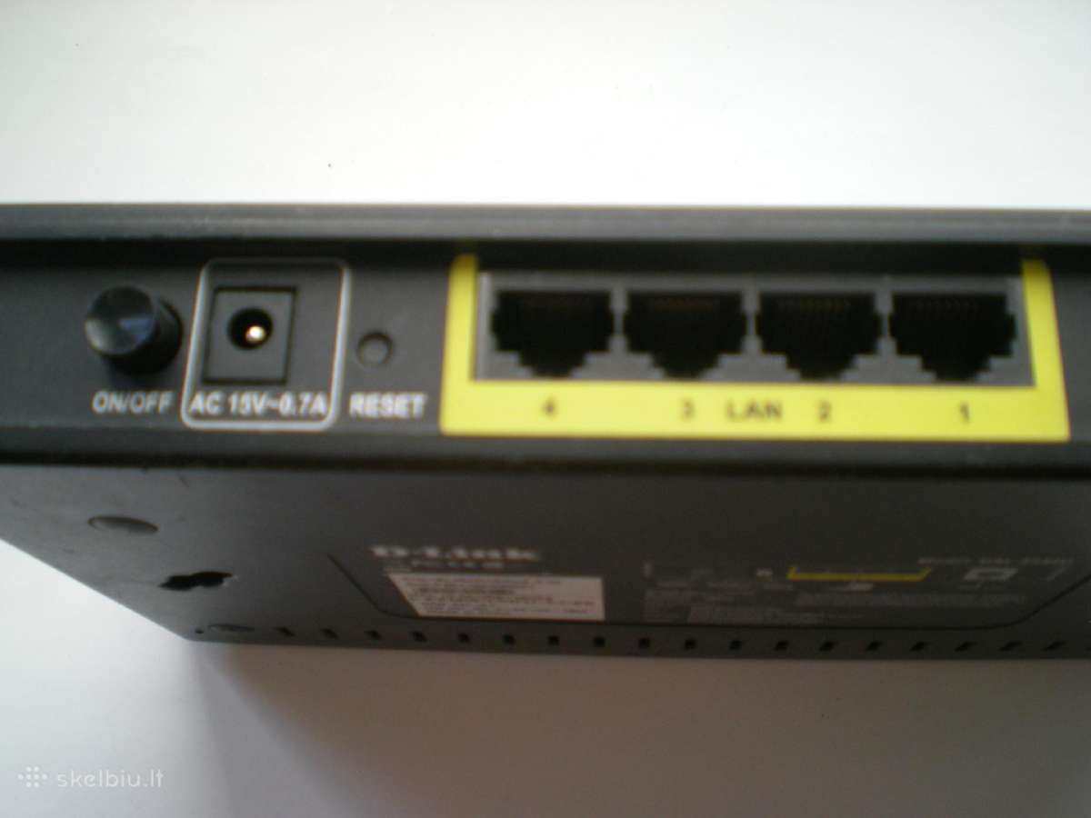 Marsrutizatorius Adsl Router Dsl -254 Ou - nuotraukos Nr. 6