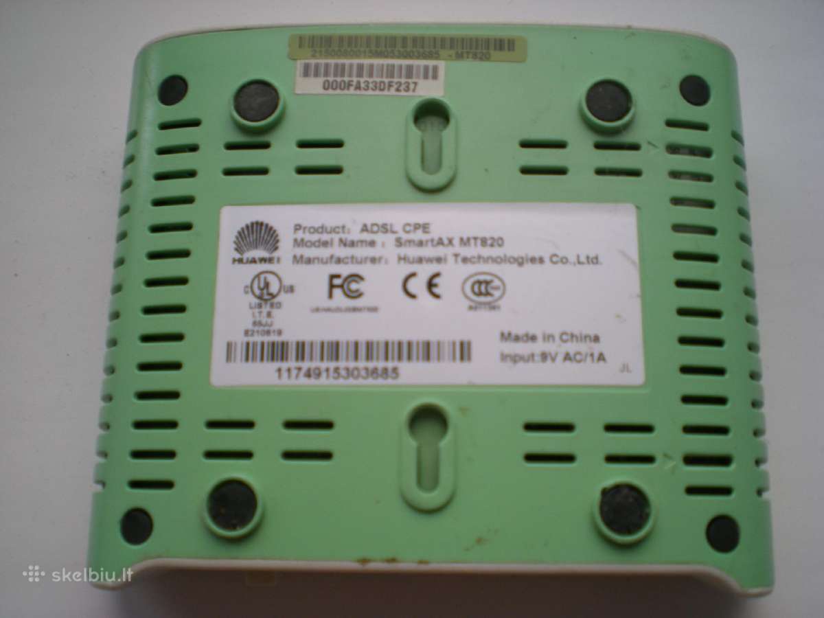 Marsrutizatorius Huawei Mt 820 - nuotraukos Nr. 5