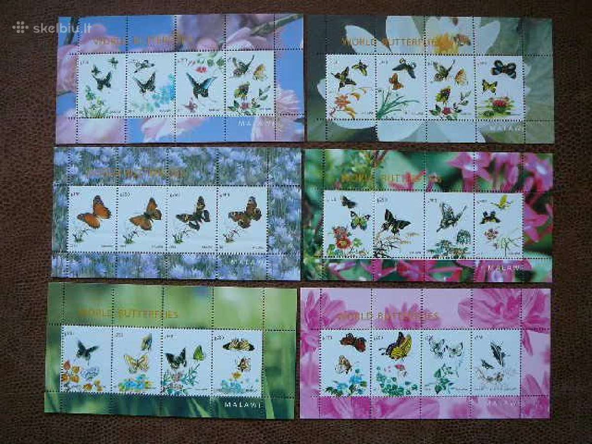 Drugeliai Malawi 2011 22x Mnh mlw01 - nuotraukos Nr. 2
