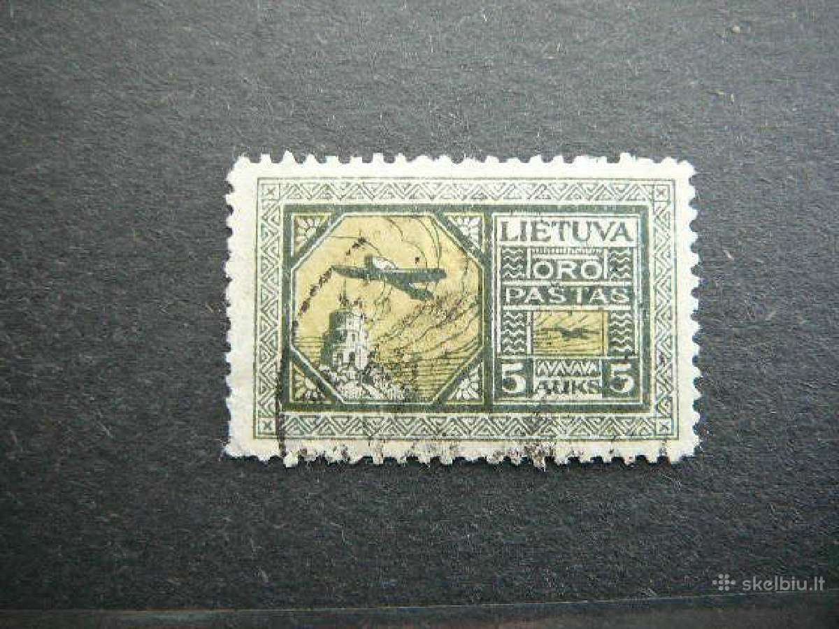 Lietuva 1921 Lektuvai antsp. lit108a