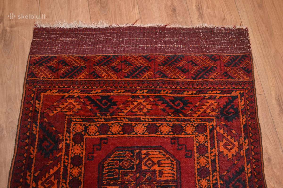 Ranku darbo Afganų kilimas takas 508cm x 88cm - nuotraukos Nr. 2
