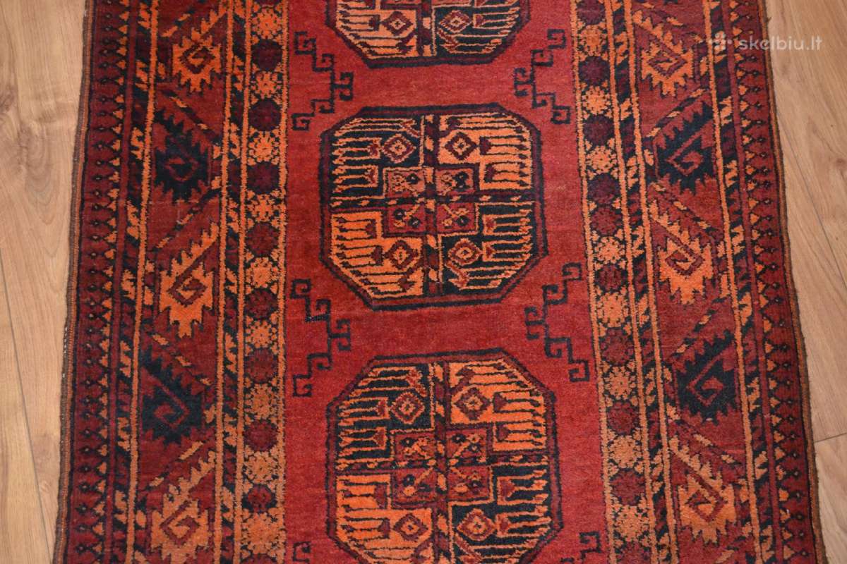 Ranku darbo Afganų kilimas takas 508cm x 88cm - nuotraukos Nr. 10