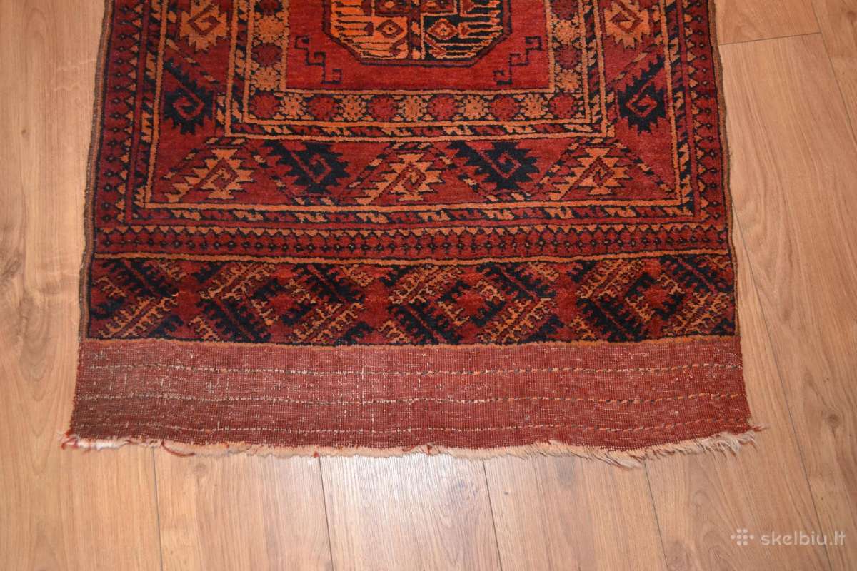 Ranku darbo Afganų kilimas takas 508cm x 88cm - nuotraukos Nr. 12