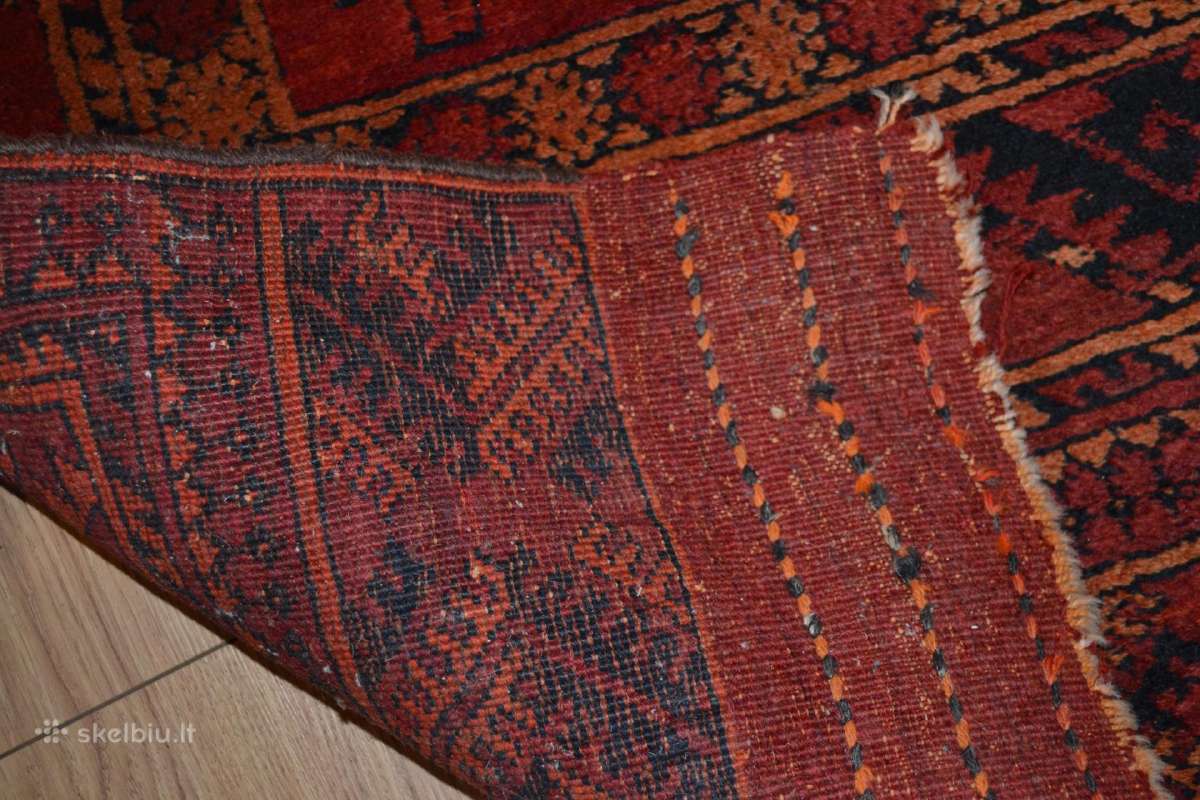 Ranku darbo Afganų kilimas takas 508cm x 88cm - nuotraukos Nr. 14