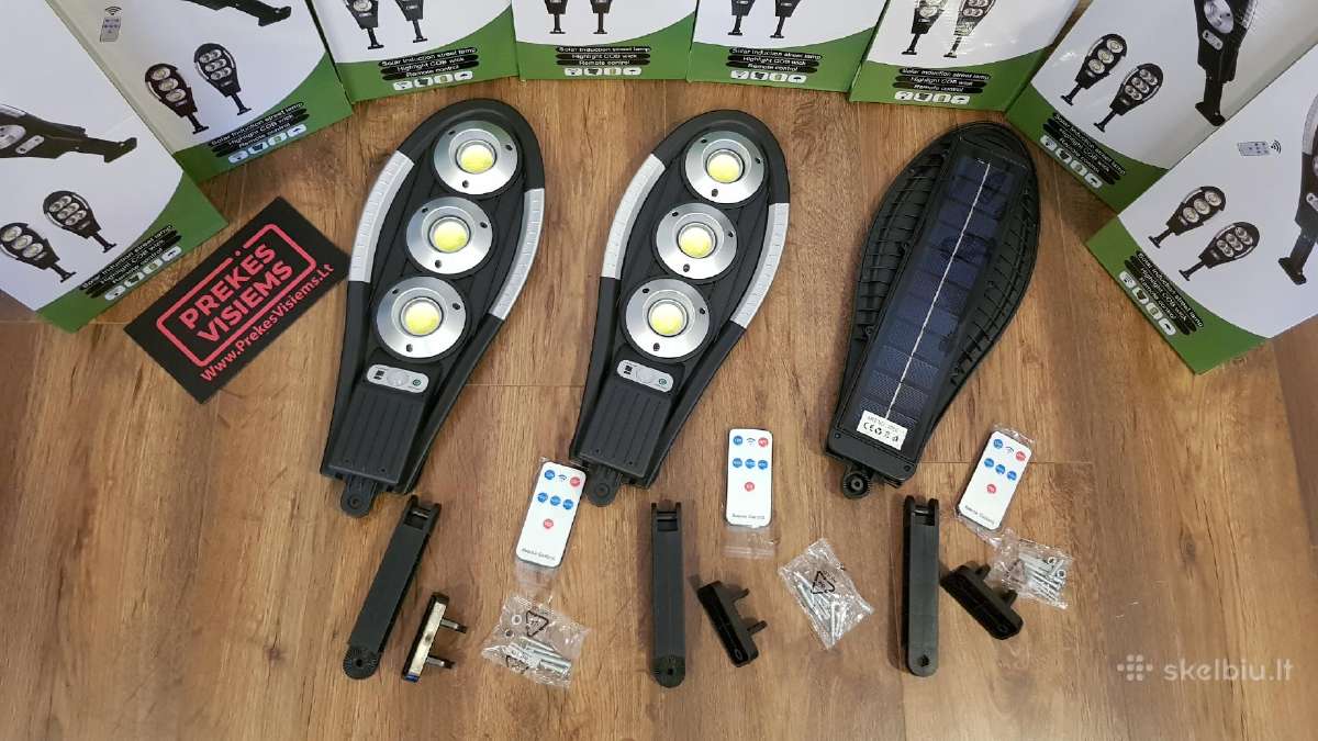 LED šviestuvai su saulės kolektorium ir davikliais - nuotraukos Nr. 12