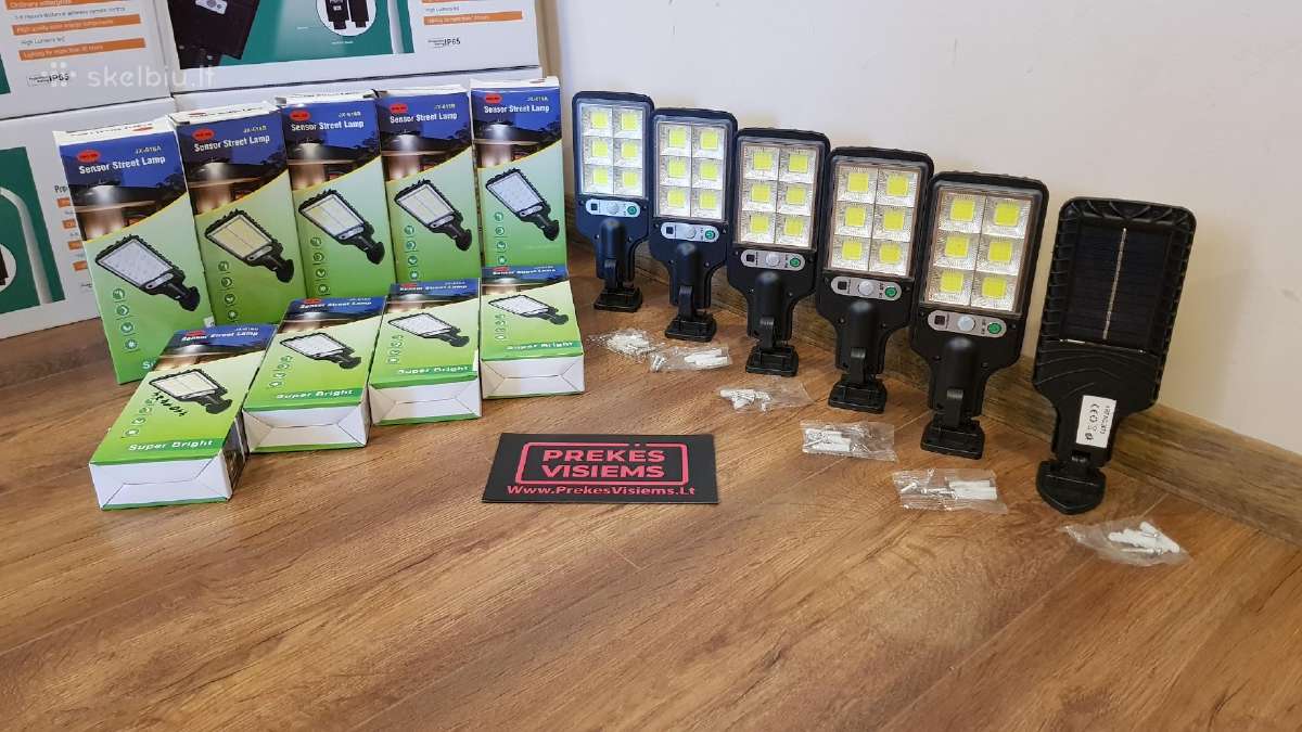 LED šviestuvai su saulės kolektorium ir davikliais - nuotraukos Nr. 11