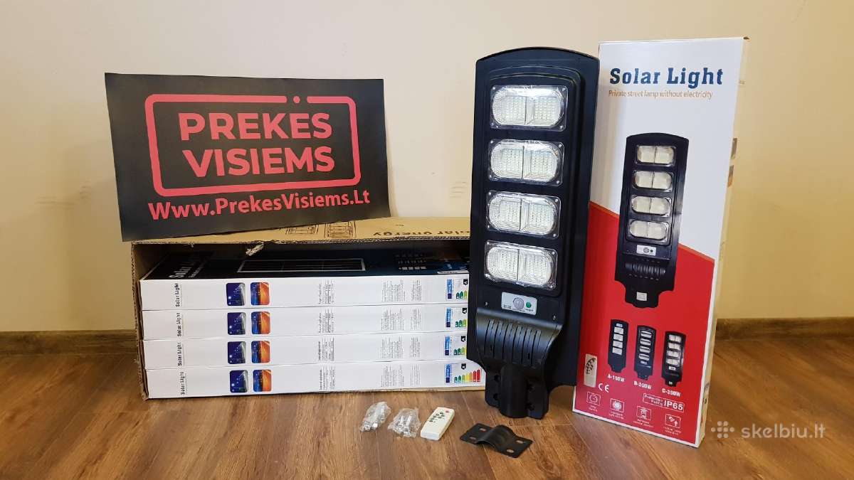 LED lauko šviestuvai su saulės baterija nauji! - nuotraukos Nr. 8