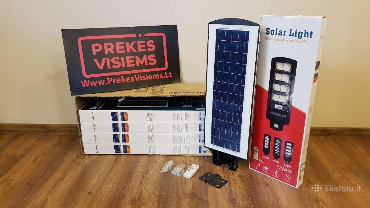 LED lauko šviestuvai su saulės baterija nauji! - nuotraukos Nr. 9