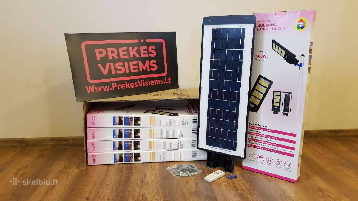 LED lauko šviestuvai su saulės baterija nauji! - nuotraukos Nr. 11