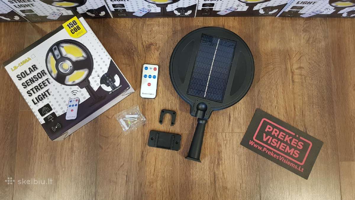 LED lauko šviestuvai su saulės baterija nauji! - nuotraukos Nr. 13